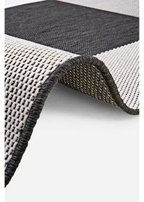 In-und Outdoor Teppich mit graphischer Musterung in grau, 60x110 cm, bonprix