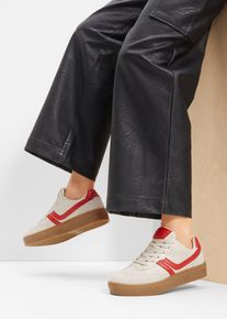 Plateau-Sneaker im Retrolook in beige, Gr&ouml;sse 39, bonprix