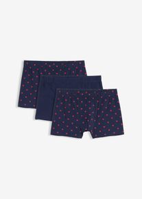 Boxershorts eng mit Baumwolle (3er Pack) in blau, Gr&ouml;sse 10 (4XL), 95% Baumwolle, bonprix