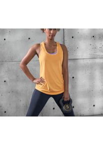 Tchibo - 2 tops de sport - taille: XS - orange/violet