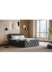 COTTA, COTTA Boxspringbett &raquo;Tower inkl. Bettkasten, mit Keder in abgesetzter Farbe&laquo; in verschiedenen Breiten, H&auml;rtegraden und Farben erh&auml;ltlich, 