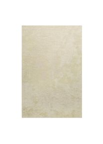 Homie Living, &raquo;Pisa&laquo; rund 25 mm H&ouml;he Hochflor, Microfaser, uni, weich, Shaggy, Wohnzimmer, Schlafzimmer, creme beige meliert, Polyester, 25 mm