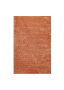 Homie Living, &raquo;Sienna&laquo; rechteckig 20 mm H&ouml;he Hochflor, Microfaser, uni, weich & kuschelig, Wohnzimmer, Schlafzimmer, orange, Polyester, 20 mm