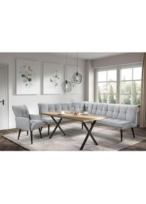 exxpo - Sofa Fashion, exxpo - sofa fashion Essbank &raquo;Mocca Essbank, Sitzbank&laquo; hoher Sitzkomfort, bequem und elegant, hochwertige Detailverarbeitung, 