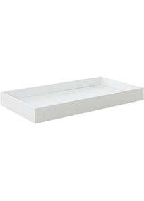 Gami, Bettschubkasten &raquo;Bettschubkasten Basile&laquo; praktisch, um alles aufzubewahren, uni wei&szlig;, Spanplatte, B/H/T: 140 cm x 14 cm x 72 cm