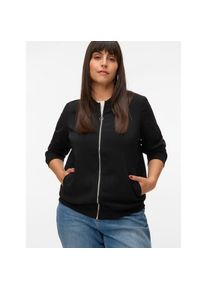 Vero Moda Curve, Unisex, Bomberjacke &raquo;VMCCOCO L/S BOMBER GA NOOS CUR&laquo;, schwarz, 50, Leichte Bomberjacke von Vero Moda Curve
