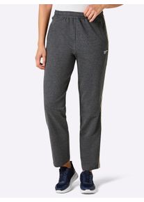 Witt Damen Freizeithose mit Kontraststreifen, anthrazit-meliert, Gr&ouml;&szlig;e 36/38, 60% Baumwolle, 40% Polyester