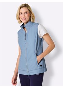 Witt Damen Funktionsweste mit 2-Wege-Reissverschluss, marine, Gr&ouml;&szlig;e 48, 100% Polyester