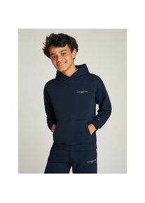 Tommy Hilfiger, Unisex, Hoodie &raquo;MINI CORP HOODIE&laquo;, mit Logodruck, schwarz night navy, 3 (98), Hoodie von Tommy Hilfiger