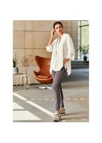 Rick Cardona By Heine, Unisex, Rick Cardona by heine Schlupfbluse, champagner, 46, optisch streckender V-Ausschnitt