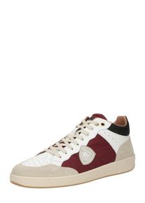 Blauer.usa Sneaker Herren Gr&ouml;&szlig;e 41 beige / weinrot / wei&szlig;