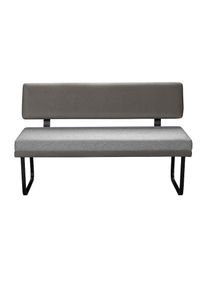 Goodproduct, GOODproduct Sitzbank &raquo;Gabi Esszimmerbank, Bank, K&uuml;chenbank, Polsterbank&laquo; Gestell aus matt-schwarzem Flachmetall, stabil, 2-Stoff-Design, 