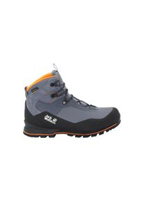 Jack Wolfskin Trekkingschuh &raquo;WILDERNESS LITE TEXAPORE MID M&laquo; grau UK 10 - EU 44,5 mittelgrau-hellgrau-schwarz Premium-Trekkingschuh f&uuml;r mehrt&auml;gige...