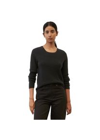 Marc O'Polo MARC O'POLO Strickpullover &raquo;mit feiner Reiskorn-Struktur&laquo; schwarz M Mit smarter Hose zum Office-Outfit