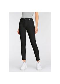 Please Jeans R&ouml;hrenhose &raquo;PONH&laquo;, mit ausgefranten S&auml;umen schwarz S/36 N-Gr schwarz 1900 Enge Skinny-Stretch-Jeans ""PONH"" von Please Jeans