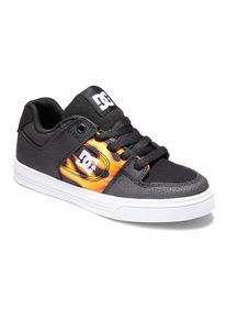DC Shoes Sneaker &raquo;Pure&laquo; schwarz 2,5(33,5) Black/Flames Obermaterial: Wildleder-, Nubukleder- oder...