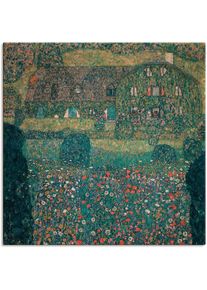 Artland Wandbild &raquo;Landhaus am Attersee. 1914.&laquo;, Garten, (1 St.), als Alubild, Leinwandbild, Wandaufkleber oder Poster in versch. Gr&ouml;&szlig;en bunt
