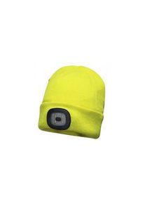 realspace Pro RS PRO RS PRO Yellow Acrylic LED Beanie Hat - 1716852