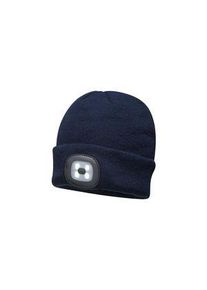 realspace Pro RS PRO RS PRO Navy Acrylic LED Beanie Hat - 1716854