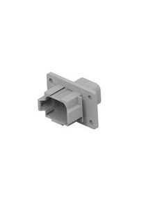 DEUTSCH - TE Connectivity Deutsch, DTPolyamide Fibreglass Male 8 Way Electrical Connector for use with Female Terminal, Gris - DT04-08PA-L012