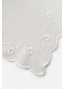 Lot de 2 sets de table en coton avec broderies en blanc30x50 cm, 100% coton, bonprix