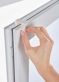 Plissee bedruckt ohne Bohren in weiss, 130x40 cm, bonprix