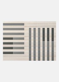 Paillasson lavable &agrave; motif graphique en gris38x59 cm, Couleur/Motif: gris/beige graphique, bonprix