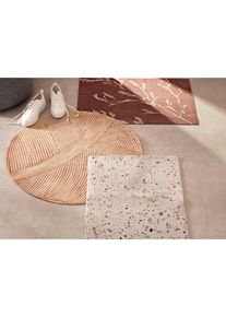 Paillasson lavable &agrave; motif naturel en marron38x59 cm, Couleur/Motif: marron/beige imprim&eacute;, bonprix