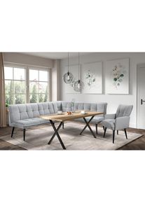 exxpo - Sofa Fashion, exxpo - sofa fashion Essbank &raquo;Mocca Essbank, Sitzbank&laquo; hoher Sitzkomfort, bequem und elegant, hochwertige Detailverarbeitung, 