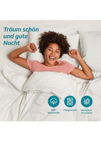 Goodproduct, GOODproduct Bettw&auml;sche &raquo;Philine&laquo; 2 Stk. mit modernen Streifen, Bettw&auml;sche aus Baumwolle, ab Gr. 135x200 cm, t&uuml;rkis, Linon, Obermaterial: 