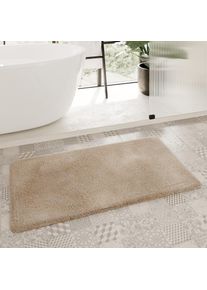 Homie Living, &raquo;Porto Azzurro&laquo; H&ouml;he 30 mm rutschhemmend beschichtet fussbodenheizungsgeeignet schnell trocknend Badteppich, uni, rechteckig & rund, 