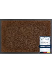 ANDIAMO, &raquo;Verdi, Made in Netherlands&laquo; rechteckig 6 mm H&ouml;he Schmutzfangmatte, Eingangsmatte, rutschfest, strapazierf&auml;hig, schoko, Kunstfaser, 6 mm