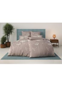 Goodproduct, GOODproduct Bettw&auml;sche &raquo;Soucy&laquo; 2 Stk. ab Gr. 135x200, 100% Baumwolle, Renforc&eacute; & PREMIUM Satin (TC300), taupe, Renforc&eacute;, Obermaterial: 