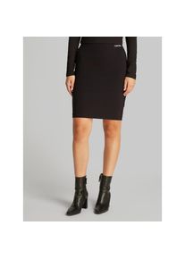 Calvin Klein Jeans, Unisex, Bleistiftrock &raquo;MILANO LOGO ELASTIC SKIRT&laquo; mit Logodruck, ck schwarz, XS (34), Rock von Calvin Klein Jeans Womanswear