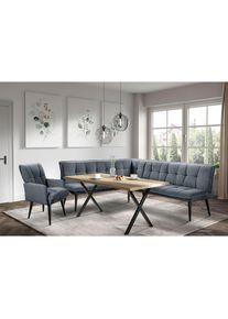 exxpo - Sofa Fashion, exxpo - sofa fashion Essbank &raquo;Mocca Essbank, Sitzbank&laquo; hoher Sitzkomfort, bequem und elegant, hochwertige Detailverarbeitung, 