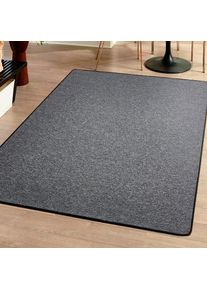 ANDIAMO, &raquo;Luton, Made in Germany&laquo; rechteckig 5 mm H&ouml;he melierte Optik, auch als L&auml;ufer, Wohnzimmer & Schlafzimmer, anthrazit, Kunstfaser, 5 mm