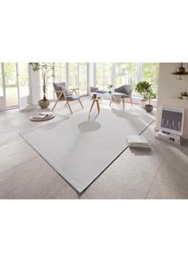 ELLE Decoration, ELLE DECORATION &raquo;Millau&laquo; rechteckig 4 mm H&ouml;he Flachgewebe, In-& Outdoor, Modern, Terrasse, Balkon, Wohnzimmer, hellgrau, Kunstfaser, 