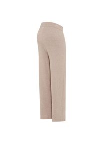 Neun Monate, Unisex, Umstandshose &raquo;Strickhose f&uuml;r Schwangerschaft und Stillzeit&laquo; Umstands-Strickhose mit extra weitem Bund, beige meliert, 40/42, N-Gr