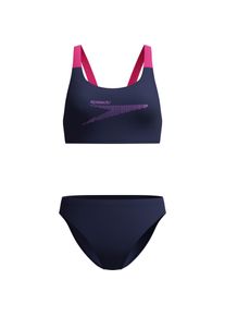 Speedo SOLID BOOM LEADERBACK Bikini Set Damen - Gr&ouml;&szlig;e 42 - blau