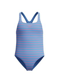 Speedo Print Medalist One Piece Badeanzug M&auml;dchen - Gr&ouml;&szlig;e 176 - blau