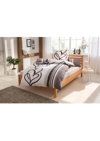 Goodproduct, GOODproduct Bettw&auml;sche &raquo;Area in Gr. 135x200 oder 155x220 cm&laquo; 2 Stk. Bettw&auml;sche in verschiedenen Qualit&auml;ten, wei&szlig;, grau, Biber, 