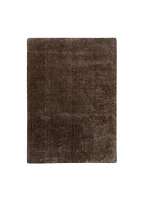 Kayoom, Hochflor-Teppich &raquo;Zone 825&laquo; rechteckig 25 mm H&ouml;he Hochflor, Shaggy, Langflor, Wohnzimmer, taupe, Polyester, 25 mm