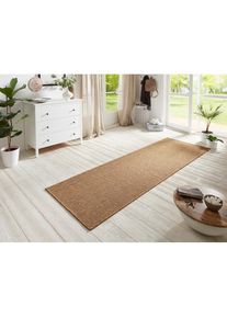 Hanse Home, Hanse Home &raquo;Nature 600&laquo; rechteckig 5 mm H&ouml;he Flachgewebe, In- & Outdoor, Rutschfest, Flur, K&uuml;che, Garten, Terrasse, braun, Polypropylen (