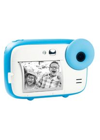 Agfaphoto, Agfaphoto Sofortbildkamera, blau, Integrierter Selfie-Spiegel und Schwarz-Weiss-Druckfunktion