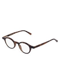 Fielmann READER 001 FLEX TR Lunettes unisexe | Monture: Cercl&eacute;, Ronde, Havane Havane