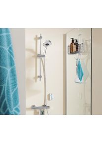 Tchibo - Raclette de salle de bain - turquoise/blanc