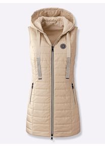 WITT Damen Longweste , auf Taillenh&ouml;he weitenregulierbar, sand, Gr&ouml;&szlig;e 42, 100% Polyester