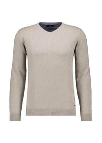 Ragman, Herren, Ragman V-Ausschnitt-Pullover, taupe, 850, 52, Baumwolle-Kaschmir-Mix