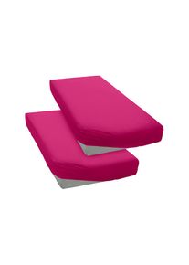 Goodproduct, GOODproduct &raquo;PAPRIKA&laquo; Bettlaken, Laken, in zwei Qualit&auml;ten: Fleece & Jersey, pflegeleicht, pink, Microfaser-Jersey, Obermaterial: 100% 