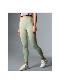 TRIGEMA, Unisex, Leggings &raquo;TRIGEMA Sportleggings mit hohem Bund&laquo;, gr&uuml;n tea, L, US-Gr&ouml;ssen, 85% Polyester (Bioactive), 15% Elasthan